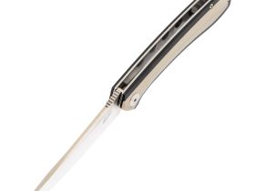 Складной нож Eafengrow EF947, сталь D2, рукоять G10, черный/бежевый