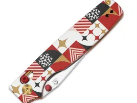 Складной нож Kizer Christmas Original 2, сталь Sandvik 14C28N, рукоять G10, ограниченное издание