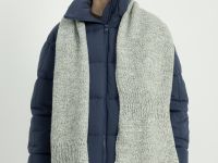 Шарф с добавлением шерсти