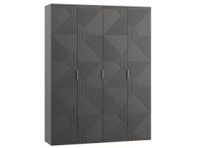 Распашной шкаф Шелтон 4-183x240 Графитовый