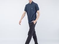 Мужское поло L.12.12 из меланжевой ткани