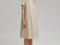 Свободное платье А-силуэта