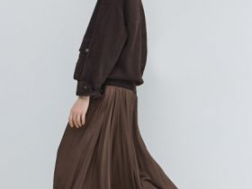 Бомбер из искусственной замши, Коричневый