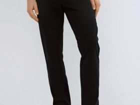 Базовые брюки-чиносы из твила, Черный