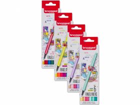 Набор линеров Bruynzeel 6 цв, неоновые цвета