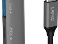 USB-хаб Pero MH03 USB-C + USB / USB-C Серый
