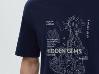 Футболка из хлопка с принтом