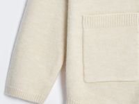 Кардиган свободного силуэта с отложным воротником