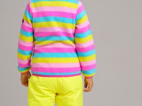 Толстовка из флиса на молнии для девочки