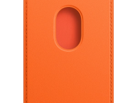 Чехол iPhone Leather Wallet MagSafe (Orange)