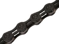 Цепь KMC X11EL Black Tech 11 скоростей, замок (черный 118 звеньев)