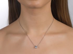 Классическая подвеска из белого золота э4712пд11231160_white