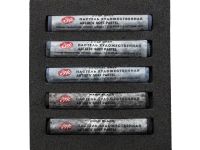 Набор пастели сухой "Мастер-Класс" 5 цветов, Серые оттенки