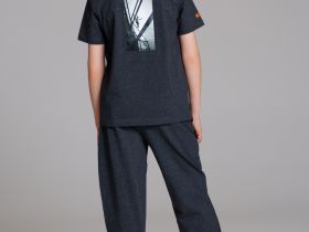 Комплект трикотажный для мальчиков: фуфайка (футболка), брюки