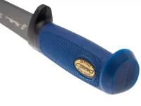 Нож филейный Marttiini, сталь X20Cr13, рукоять резина, синий, в чехле