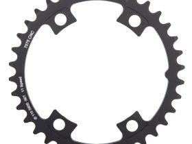 Звезда системы Stronglight для Shimano 105 5800 2/11 7075-T6 (черный 39 BCD 110 ассиметричный (тип ABS))