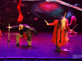 Якутские студенты готовятся к премьере мультимедийного спектакля «Лики Олонхо 2.0»