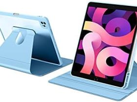 Чехол-книжка WIWU Waltz Rotative Case для Apple iPad Pro 11" (2020-2021) (полиуретан с подставкой) (голубой)