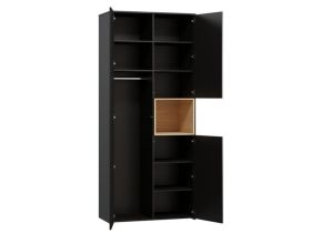Распашной шкаф Висмар 2-103x240 Графитовый