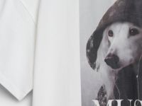 Футболка с принтом для девочек, Белый