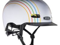 Nutcase Шлем защитный Nutcase Street Pinwheel, цвет Белый-Синий, ростовка S