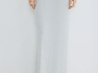 Вязаная юбка с кашемиром, Серый