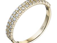 Кольцо из желтого золота с бриллиантами э0301кц04181900