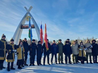 Горный район Якутии принял эстафету «Знамя Победы»