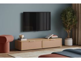 ТВ-тумба Флавир 140x27 Букле Кремовый