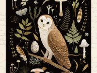 Блокнот Дворникова А. "Сипуха" черный