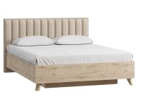 Кровать Силини-2 160 Велюр Бежевый