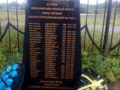 Братская могила воинов Советской Армии, погибших в 1941-1943 гг.