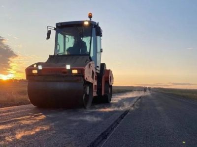 Поселок Светлый: проведены ремонтные работы на дорогах