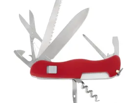 Складной многопредметный нож Victorinox Outrider, сталь X55CrMo14, рукоять нейлон, красный