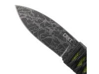 Нож с фиксированным клинком CRKT Achi, сталь 8Cr13MoV, рукоять паракорд