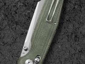 Складной нож Bestech Knives Slasher, сталь D2, рукоять микарта, зеленый