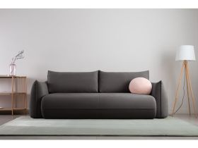 Диван прямой Терм Велюр Серый