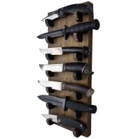Панно настенное для 7-ми ножей Woodinhome WKP0107OB, дуб, коричневый