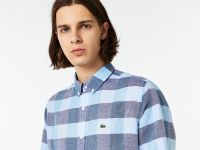 Мужская рубашка Lacoste приталенного кроя