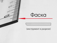 Линейка противоударная PROLine 50 см