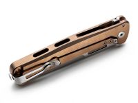 Складной нож LionSteel Skinny Titanium, сталь MagnaCut, рукоять титан, бронзовый
