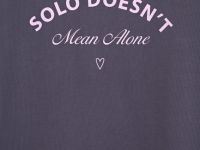 Футболка оверсайз с принтом, Серый