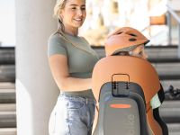 Bobike Детское кресло BoBike Evolve Maxi Reclinable Frame Cinnamon Brown (66891), цвет Коричневый