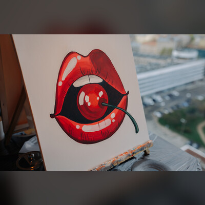 Арт-вечеринка Artvibes. Рисуем акрилом на холсте