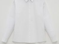 Блузка из хлопка свободного силуэта