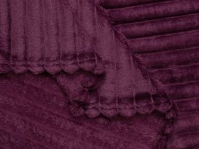 Плед Soft strip, слива