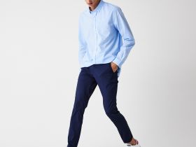 Мужские брюки Lacoste приталенного кроя