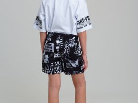 Шорты текстильные плавательные для мальчиков, средней длины