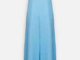 Сарафан макси с v-образными вырезом