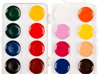 Набор акварели Гамма "Пчелка" медовая, 16 цветов, без кисти, пластик. упак., европодвес